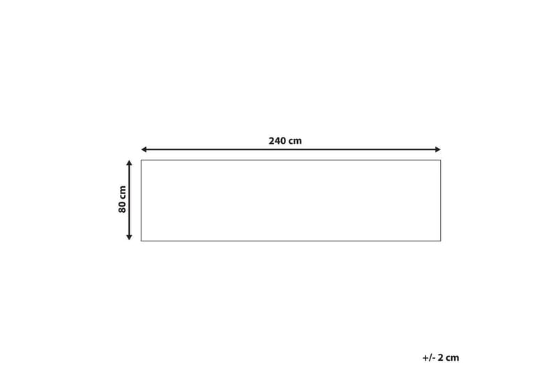 Teppe Civril - 80x240 cm - Tekstiler & tepper - Teppe & matte - Moderne matte - Gangmatter