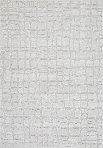Teppe Corvi 120x120 cm - Grå - Tekstiler & tepper - Teppe & matte - Moderne matte - Friezematte
