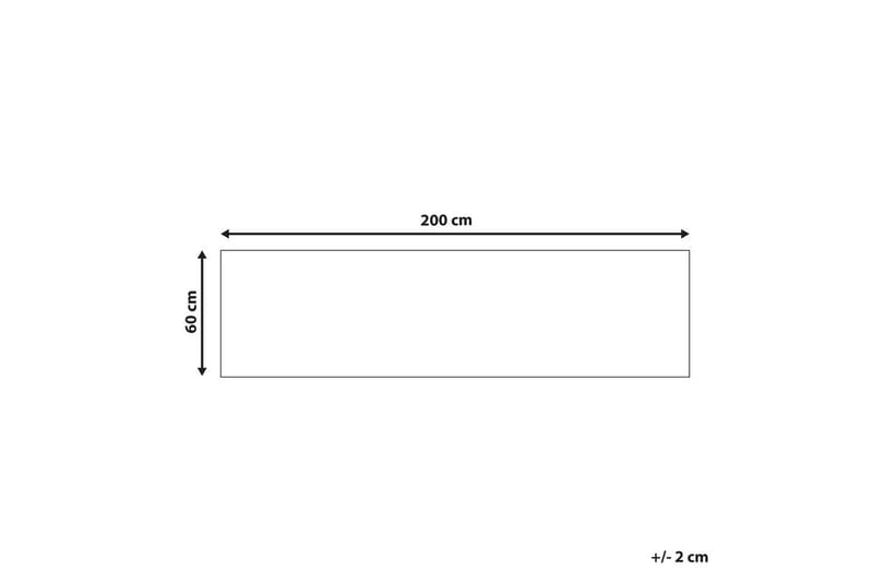 Teppe Hacilar - 60x200 cm - Tekstiler & tepper - Teppe & matte - Moderne matte - Gangmatter