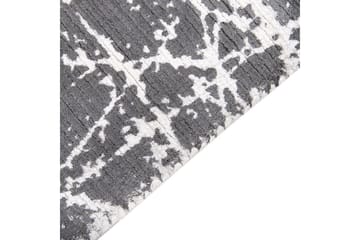 Teppe Hanli - Grå, hvit, 140x200 cm - Tekstiler & tepper - Teppe & matte - Moderne matte - Viskosematter