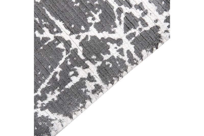 Teppe Hanli - Grå, hvit, 140x200 cm - Tekstiler & tepper - Teppe & matte - Moderne matte - Viskosematter