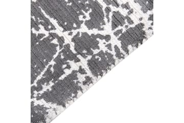 Teppe Hanli - Grå, hvit, 140x200 cm - Tekstiler & tepper - Teppe & matte - Moderne matte - Viskosematter