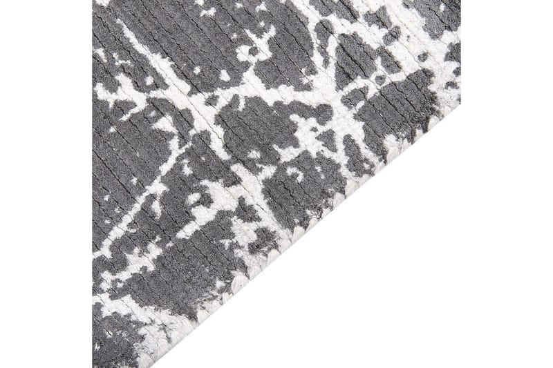 Teppe Hanli - Grå, hvit, 140x200 cm - Tekstiler & tepper - Teppe & matte - Moderne matte - Viskosematter