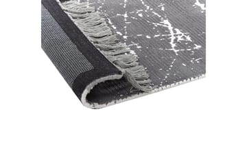 Teppe Hanli - Grå, hvit, 140x200 cm - Tekstiler & tepper - Teppe & matte - Moderne matte - Viskosematter