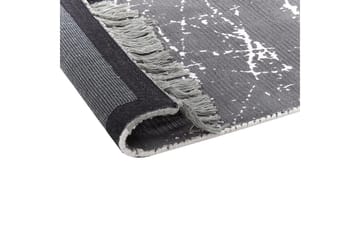 Teppe Hanli - Grå, hvit, 160x230 cm - Tekstiler & tepper - Teppe & matte - Moderne matte - Viskosematter