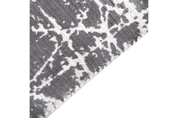 Teppe Hanli - Grå, hvit, 160x230 cm - Tekstiler & tepper - Teppe & matte - Moderne matte - Viskosematter