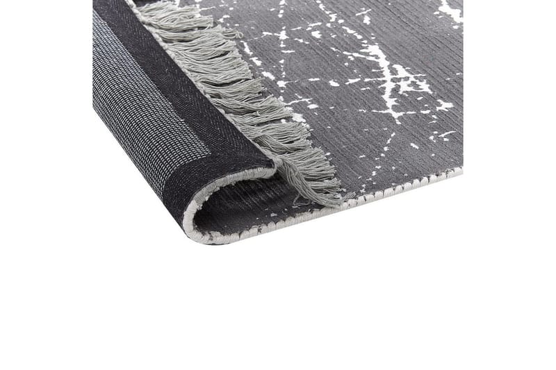 Teppe Hanli - Grå, hvit, 80x150 cm - Tekstiler & tepper - Teppe & matte - Moderne matte - Viskosematter