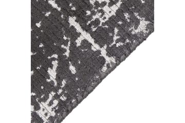 Teppe Hanli - Mørkegrå, hvit, 80x150 cm - Tekstiler & tepper - Teppe & matte - Moderne matte - Viskosematter