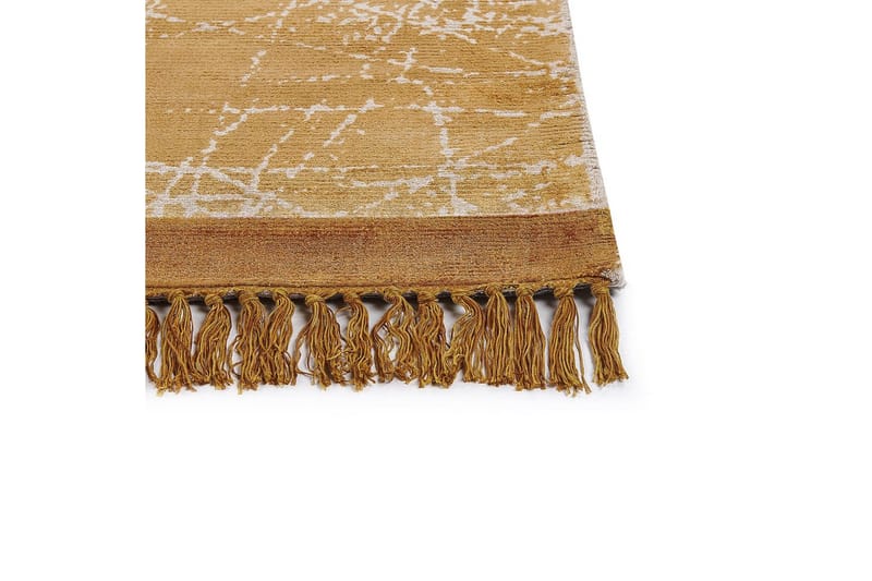 Teppe Hanli - Oransje, Hvit, 160x230 cm - Tekstiler & tepper - Teppe & matte - Moderne matte - Viskosematter