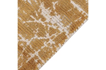 Teppe Hanli - Oransje, Hvit, 80x150 cm - Tekstiler & tepper - Teppe & matte - Moderne matte - Viskosematter