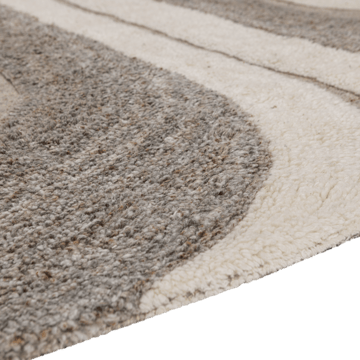 Teppe Moro 170×240 cm - Grå/Hvit - Tekstiler & tepper - Teppe & matte - Moderne matte - Ullteppe