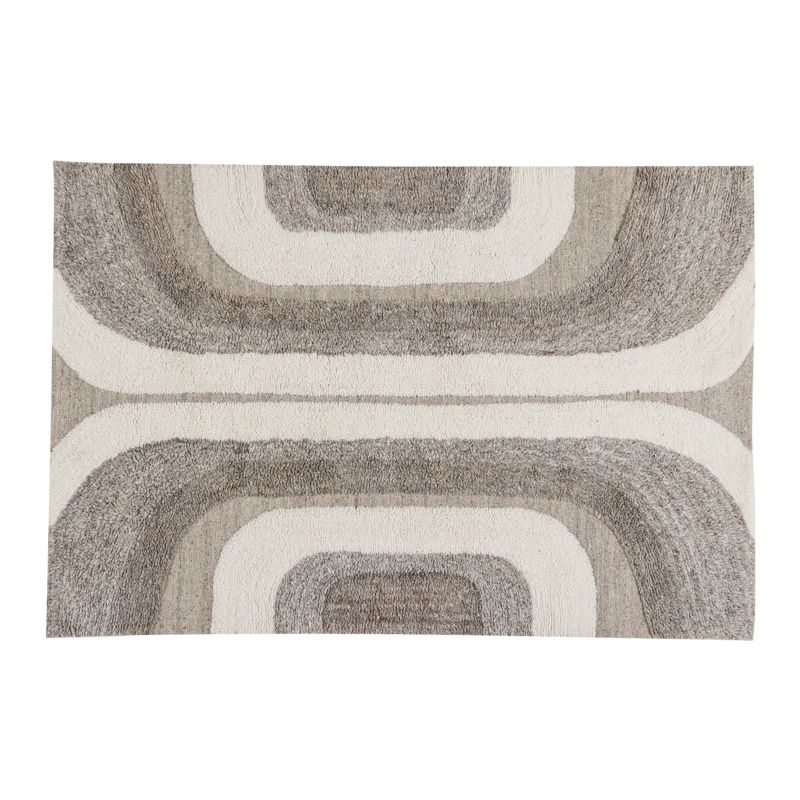 Teppe Moro 170×240 cm, Grå/Hvit