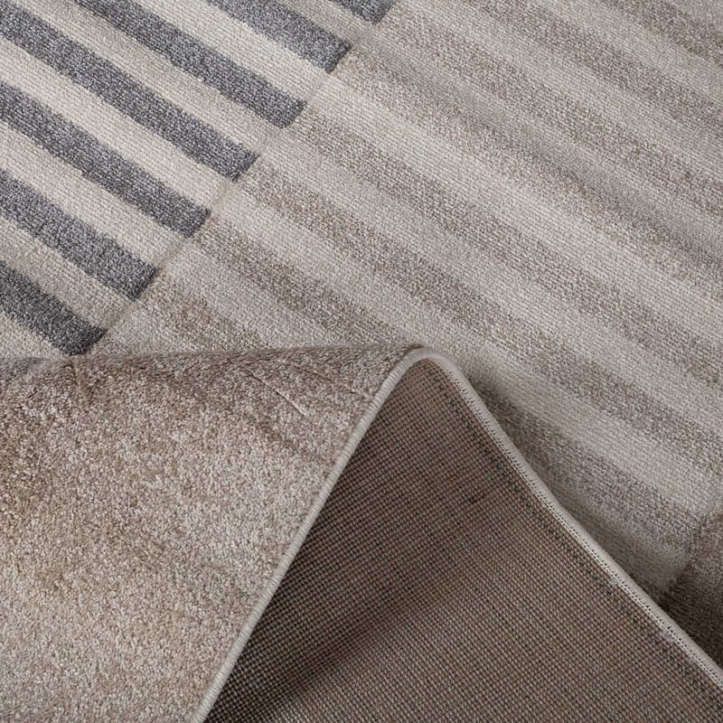 Teppe Navon Carved 100x150 cm - Grå/Beige - Tekstiler & tepper - Teppe & matte - Moderne matte - Wiltontepper