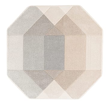 Teppe Navon Carved 100x150 cm - Grå/Beige - Tekstiler & tepper - Teppe & matte - Moderne matte - Wiltontepper