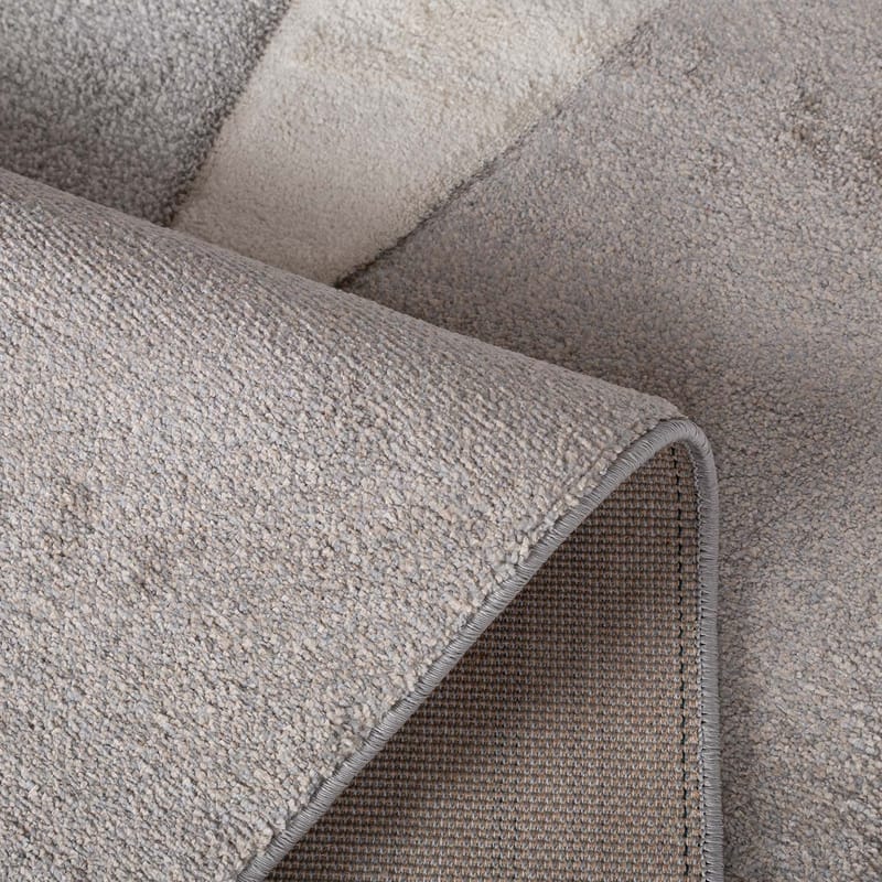 Teppe Navon Carved 133x190 cm - Grå/Beige - Tekstiler & tepper - Teppe & matte - Moderne matte - Wiltontepper