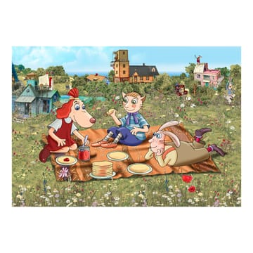 Teppe Relvi 100x160 cm - Grønn - Tekstiler & tepper - Teppe & matte - Moderne matte - Wiltontepper