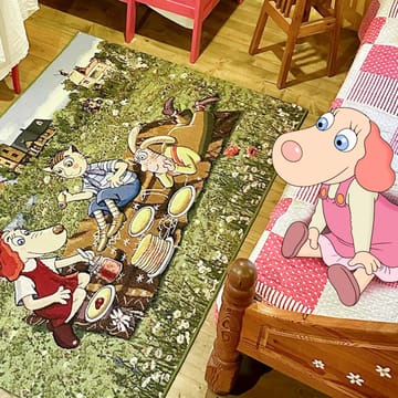 Teppe Relvi 120x180 cm - Grønn - Tekstiler & tepper - Teppe & matte - Moderne matte - Wiltontepper
