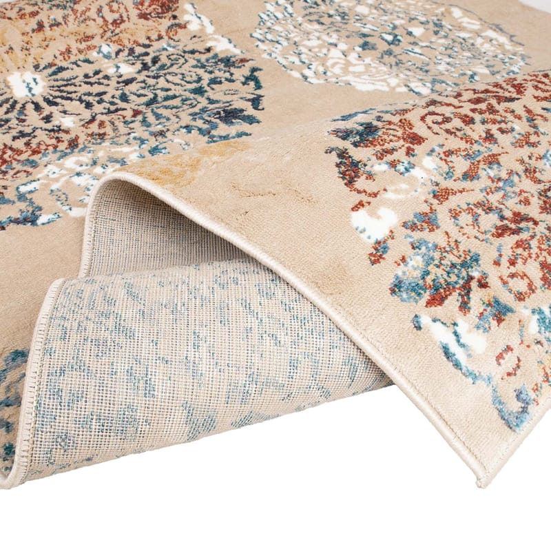Teppe Velon 133x190 cm - gyllen/beige - Tekstiler & tepper - Teppe & matte - Moderne matte - Friezematte