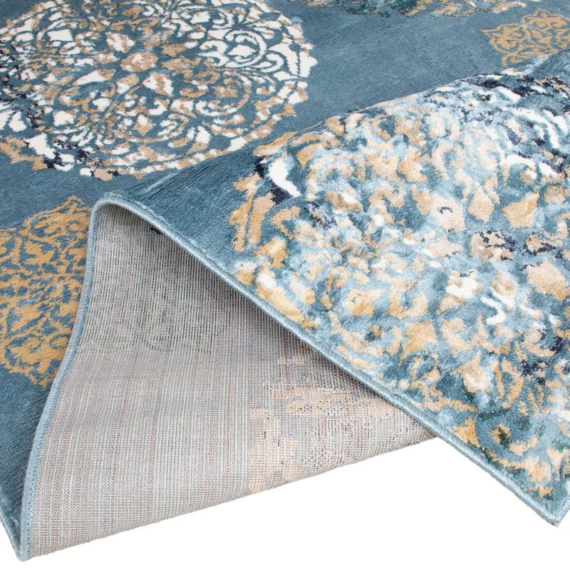 Teppe Velon 160x230 cm - Blå - Tekstiler & tepper - Teppe & matte - Moderne matte - Wiltontepper
