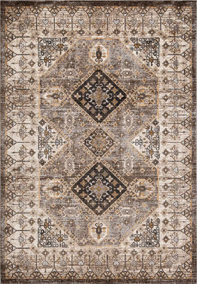 Teppe Yelvi 200x285 cm, Brun/beige