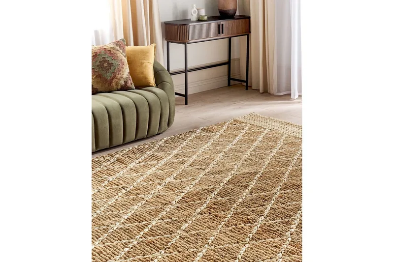 Teppe Zorava - 200x300 cm - Tekstiler & tepper - Teppe & matte - Moderne matte - Jutematter & hampematter