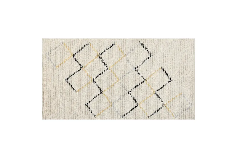 Tezpur Bomullsteppe 80x150 cm, Beige