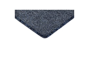 Titan Tuftet teppe 80x150 cm - Blå - Tekstiler & tepper - Teppe & matte - Moderne matte - Friezematte