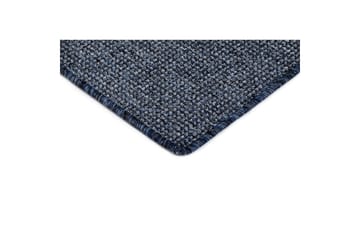 Titan Tuftet teppe 80x250 cm - Blå - Tekstiler & tepper - Teppe & matte - Moderne matte - Friezematte