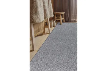 Titan Tuftet teppe 80x400 cm - Grå - Tekstiler & tepper - Teppe & matte - Moderne matte - Friezematte