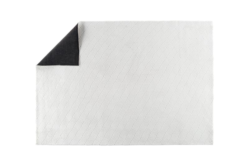 Todd Plastmatte 200x290 cm - Hvid - Tekstiler & tepper - Teppe & matte - Moderne matte - Bomullsmatter