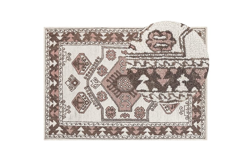 Tomarza Ullteppe 160x230 cm - Brun - Tekstiler & tepper - Teppe & matte - Moderne matte - Ullteppe