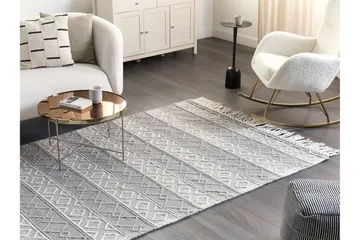 Tonya Ullteppe 160x230 cm - Grå - Tekstiler & tepper - Teppe & matte - Moderne matte - Ullteppe