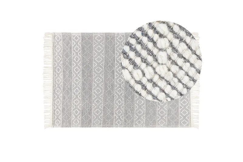 Tonya Ullteppe 160x230 cm - Grå - Tekstiler & tepper - Teppe & matte - Moderne matte - Ullteppe