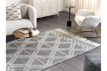 Toprakkale Ullteppe 160x230 cm - Grå - Tekstiler & tepper - Teppe & matte - Moderne matte - Ullteppe