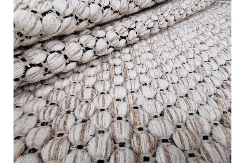 Torekov Ullteppe 75x230 cm - Krem - Tekstiler & tepper - Teppe & matte - Moderne matte - Ullteppe