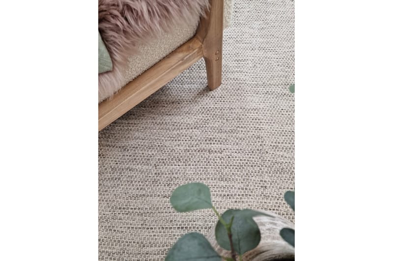 Torsby Ullteppe 140x200 cm Rektangulær - Beige - Tekstiler & tepper - Teppe & matte - Moderne matte - Ullteppe