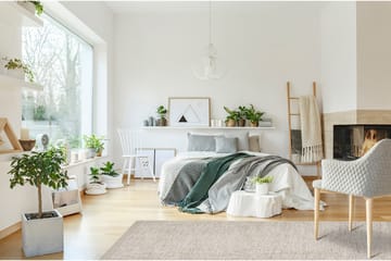 Torsby Ullteppe 140x200 cm Rektangulær - Beige - Tekstiler & tepper - Teppe & matte - Moderne matte - Ullteppe