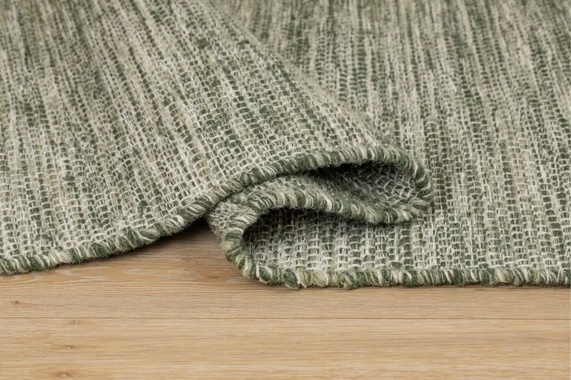 Torsby Ullteppe 140x200 cm Rektangulær - Grønn - Tekstiler & tepper - Teppe & matte - Moderne matte - Ullteppe