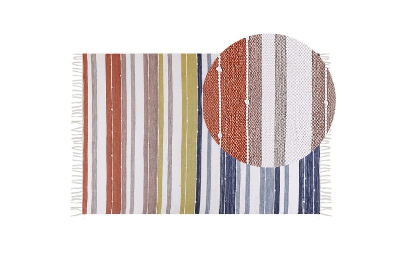 Tozakli Ryeteppe 160x230 cm - Blå - Tekstiler & tepper - Teppe & matte - Moderne matte - Ryetepper