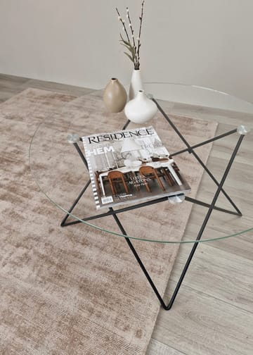 Tribeca Viskosmatte 160x230 cm Rektangulær - Lin - Tekstiler & tepper - Teppe & matte - Moderne matte - Viskosematter