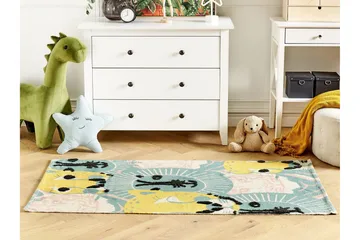 Tutut Bomullsteppe 80x150 cm - Blå - Tekstiler & tepper - Teppe & matte - Moderne matte - Bomullsmatter