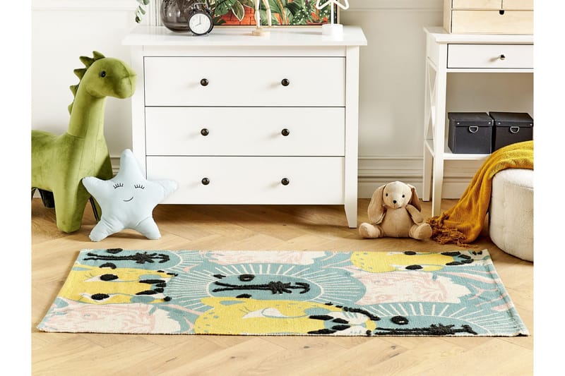 Tutut Bomullsteppe 80x150 cm - Blå - Tekstiler & tepper - Teppe & matte - Moderne matte - Bomullsmatter