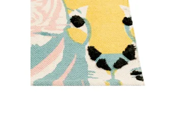 Tutut Bomullsteppe 80x150 cm - Blå - Tekstiler & tepper - Teppe & matte - Moderne matte - Bomullsmatter