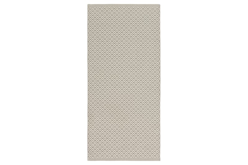 Uldtæppe Björkö 75x200 cm Rektangulært - Grå - Tekstiler & tepper - Teppe & matte - Moderne matte - Ullteppe