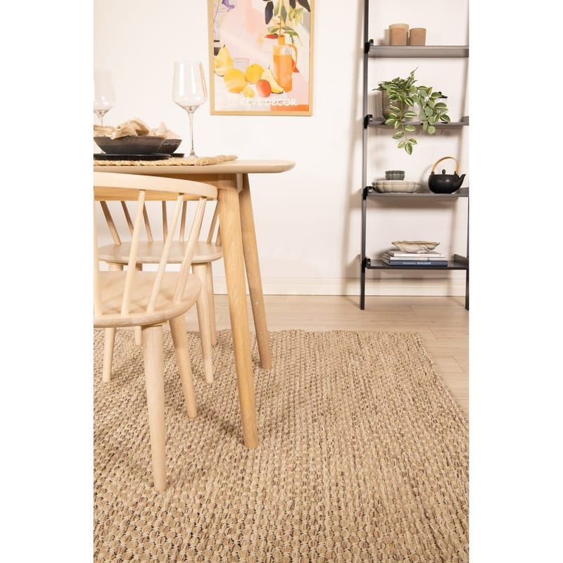Ullmatta KM Home Linne 160x230 cm - Tekstiler & tepper - Teppe & matte - Moderne matte - Ullteppe