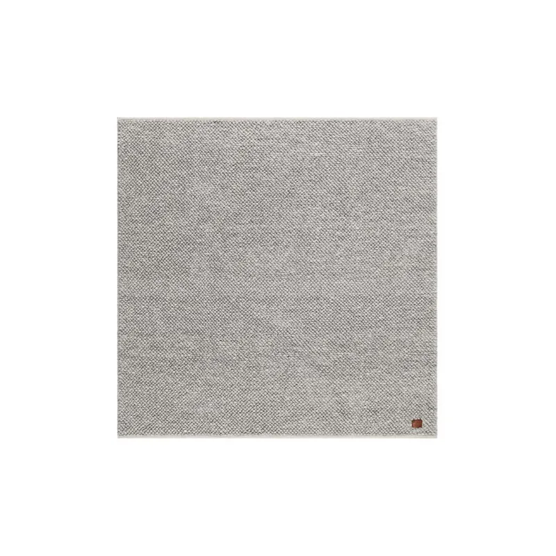Ullmatte Bubble Kvadrat, 240x240 cm, grå