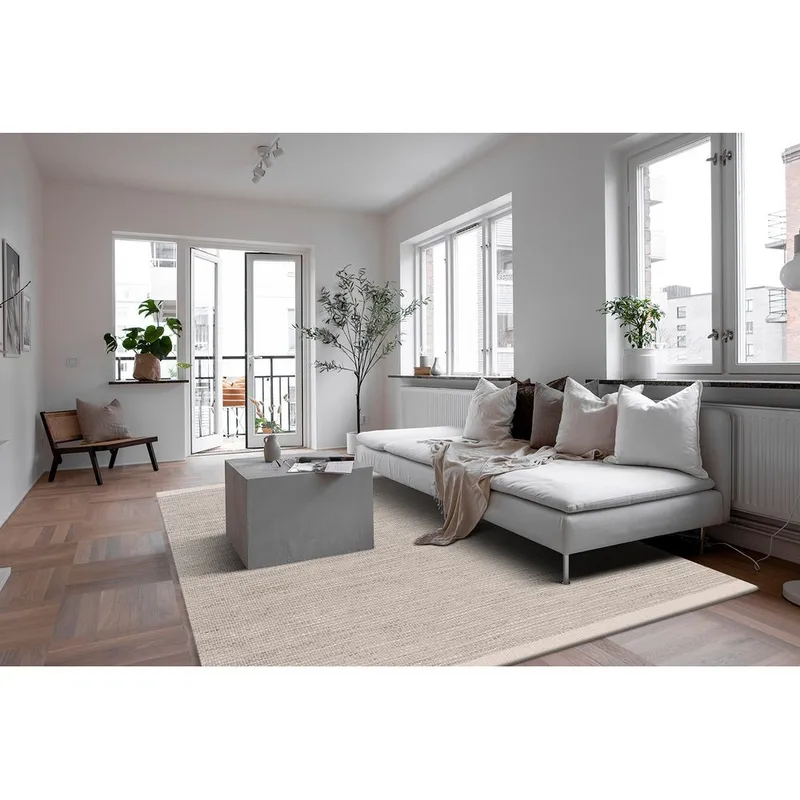Ullmatte Gotti - 140x200 cm, Krem - Tekstiler & tepper - Teppe & matte - Moderne matte - Ullteppe
