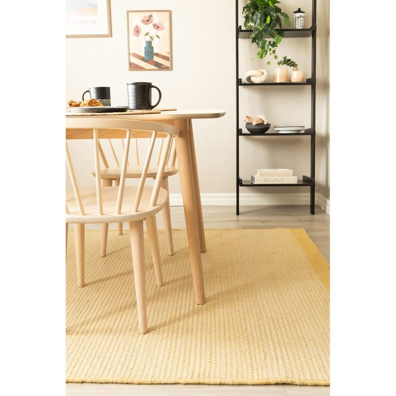 Ullmatte Gotti - 160x230 cm, Gul - Tekstiler & tepper - Teppe & matte - Moderne matte - Ullteppe