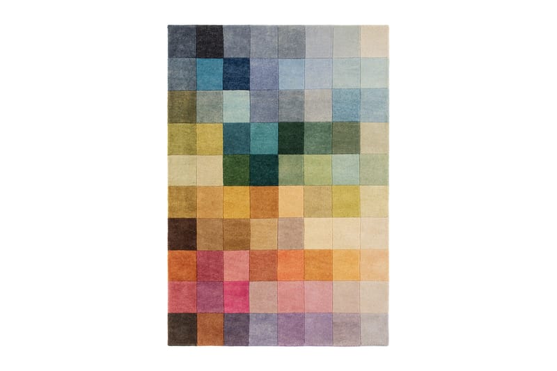 Ullmatte Insignia Cube 240x340 cm - Flerfarget - Ullteppe - Store tepper