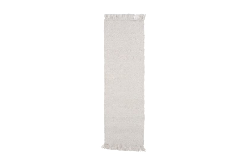 Ullmatte Overlas 80x250 cm - Hvit - Ullteppe - Store tepper